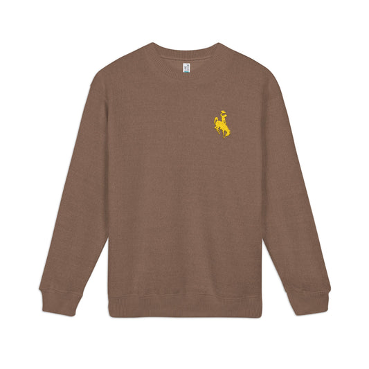 Embroidered Bucking Spirit Sweatshirt - O2 Apparel&Co-Sweatshirt